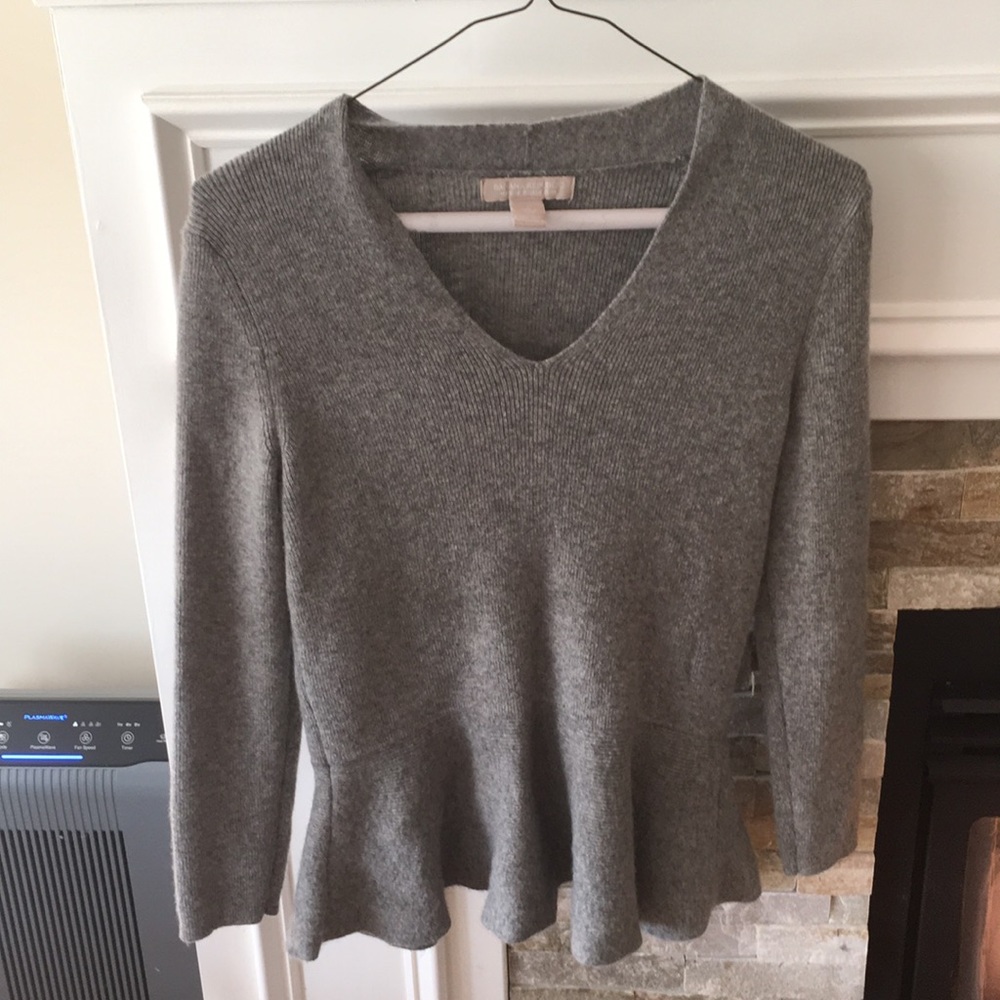 Never worn! Long sleeve gray sweater